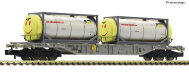 Fleischmann 6660126 - N - Containertragwagen Van den Bosch, AAE, Ep. VI